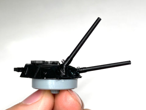 バンカースタジオ IJN70032 1/700 WWII日本海軍 51cm連装砲塔 二番/三番砲塔(超大和型)