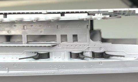 バンカースタジオ IJN70052 1/700 WWII日本海軍 航空母艦 赤城 三年式20cm砲(大改装後)