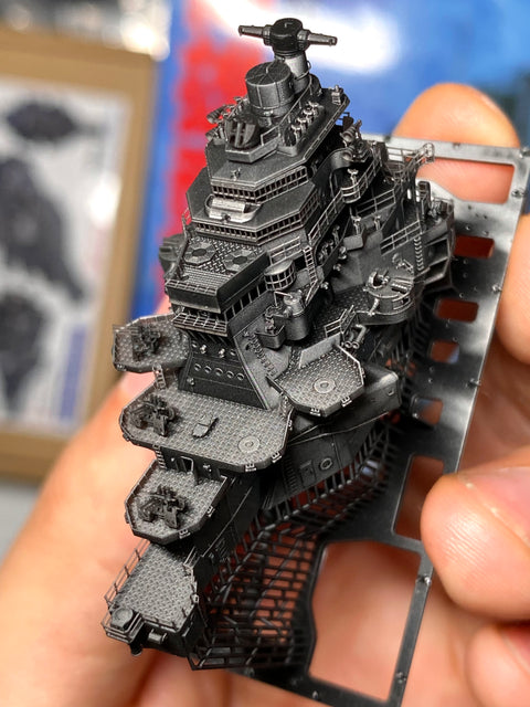 バンカースタジオ IJN70131A 1/700 WWII日本海軍 重巡洋艦 摩耶 艦橋セット 1944年(アオシマ用)