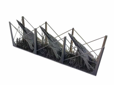 バンカースタジオ WS35210 1/350 現用 アメリカ海軍 F14A/B/D トムキャット(主翼折畳状態)(3機入り)