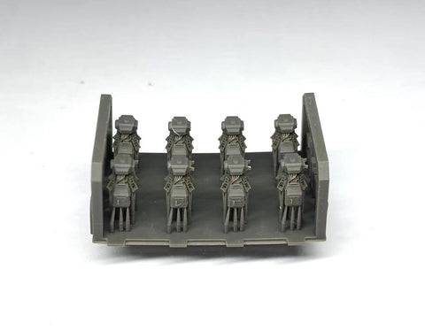 バンカースタジオ WS35427 1/350 現用 ロシア海軍 ティンマン 光電防衛システム(開/閉 各4個入り)