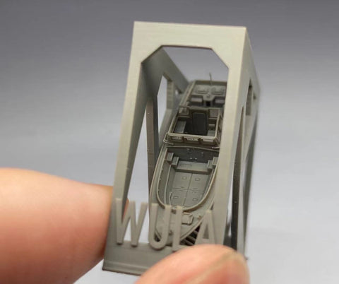 バンカースタジオ WS35436 1/350 現用 ロシア海軍 救命ボート タイプB(1隻入り)