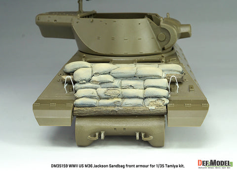 DEFモデル DM35159 1/35 アメリカ M10/M36 フロントサンドバッグアーマーセット (タミヤ用) -中期型