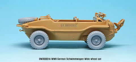 DEFモデル DW30001A 1/35 シュビムワーゲン ワイドタイヤ(コンチネンタル)-自重変形 (タミヤ用)