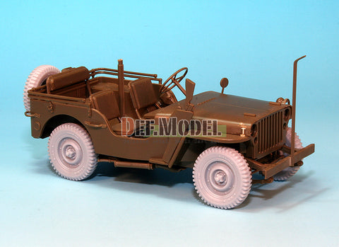 DEFモデル DW30004 1/35 ウィリス MB 4x4 トラック ホイールセット (タミヤ用)