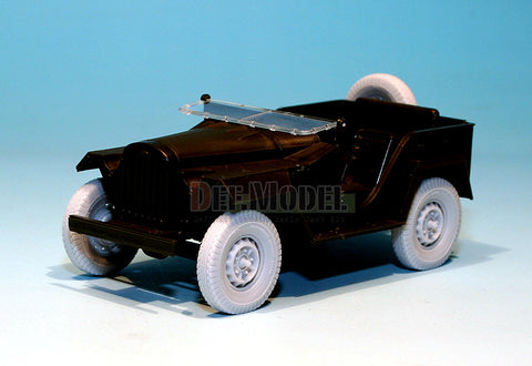 DEFモデル DW30006 1/35 GAZ-67B ロシア フィールドカー ホイールセット (タミヤ用)