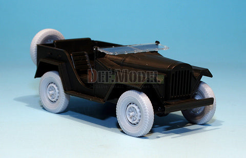 DEFモデル DW30006 1/35 GAZ-67B ロシア フィールドカー ホイールセット (タミヤ用)