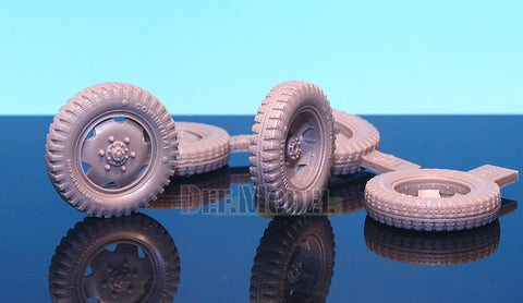 DEFモデル DW30016 1/35 ドイツ シュタイヤー 1500A ホイールセット (タミヤ用)