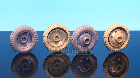 DEFモデル DW30016 1/35 ドイツ シュタイヤー 1500A ホイールセット (タミヤ用)