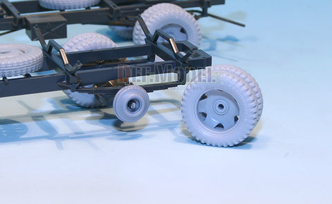 DEFモデル DW30017 1/35 ドイツ 3t カーゴ(オペル) トラック ホイールセット (タミヤ/イタレリ用)