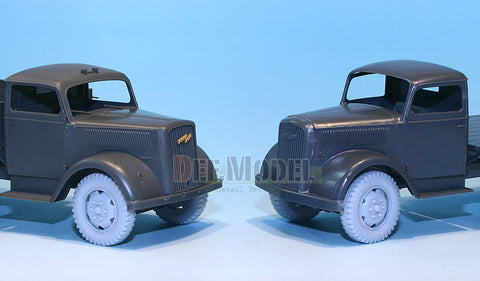 DEFモデル DW30017 1/35 ドイツ 3t カーゴ(オペル) トラック ホイールセット (タミヤ/イタレリ用)