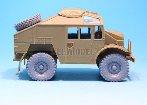 DEFモデル DW30022 1/35 イギリス クオード ガントラック ホイールセット (タミヤ用)