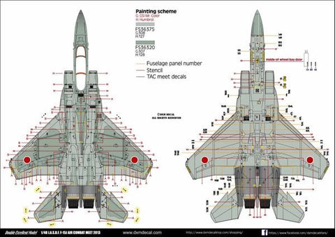 DXM 41-4220 1/48 航空自衛隊 F-15J ACM 2013