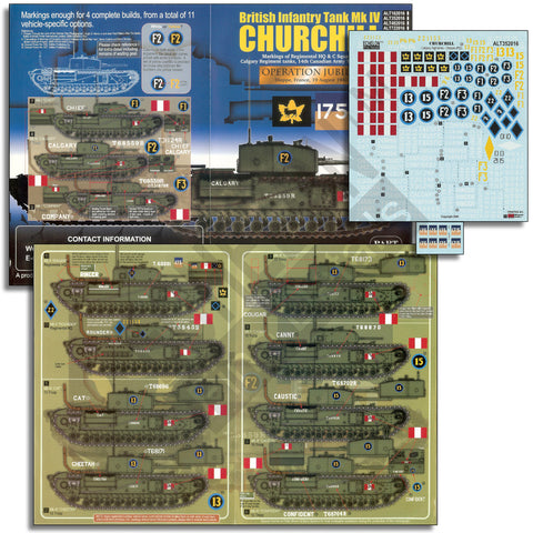 エシュロン ALT352016 1/35 ディエッペ戦でのカルガリー連隊所属 チャーチル(Part2)