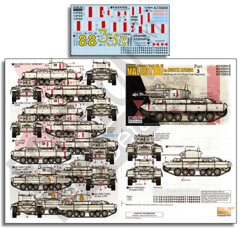 エシュロン ALT352024 1/35 北アフリカ戦線のバレンタイン戦車 パート3
