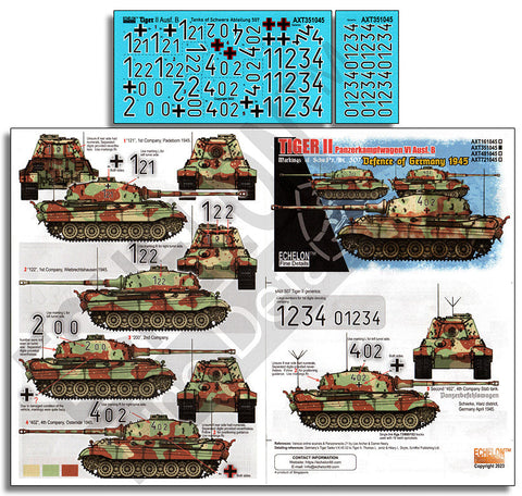 エシュロン AXT351045 1/35 第507重戦車大隊のタイガーII戦車