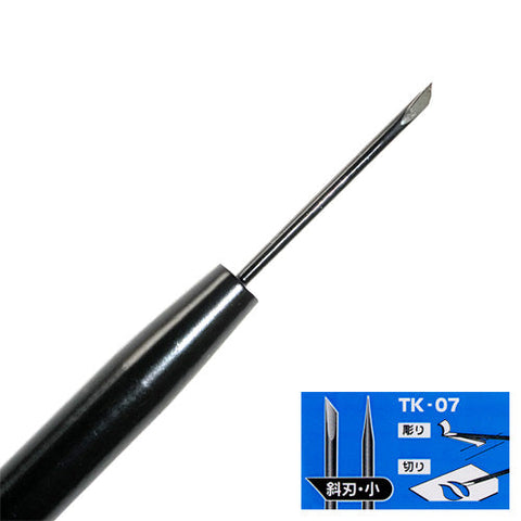 アイガーツール TK-07 精密マイクロナイフ 斜目刃小