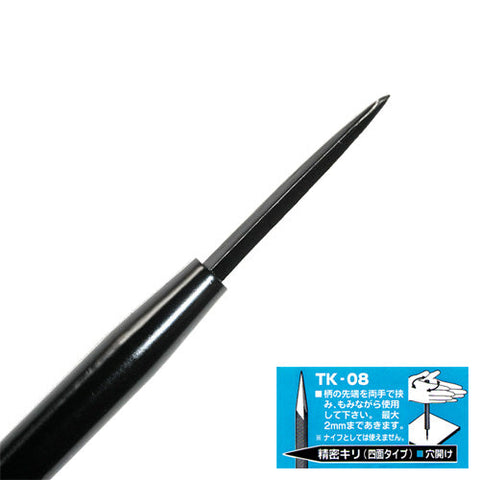 アイガーツール TK-08 精密マイクロナイフ 精密キリ（四角）
