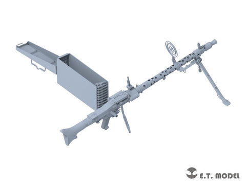 E.T.モデル P06-002 1/6 WWII ドイツ MG34 機関銃&弾薬箱