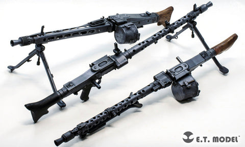 E.T.モデル P06-002 1/6 WWII ドイツ MG34 機関銃&弾薬箱