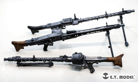 E.T.モデル P06-002 1/6 WWII ドイツ MG34 機関銃&弾薬箱