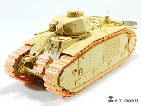 E.T.モデル P35-019 1/35 WWII フランス戦車B1bis用可動式履帯(タミヤ用）