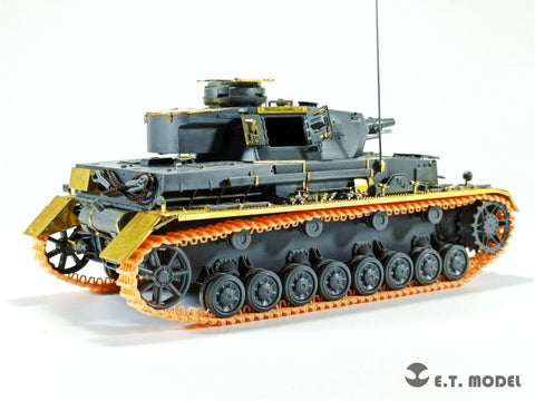 ETモデル P35-020 1/35 WWII ドイツ III号IV号戦車（タイプ3A）ワークブル履帯(3Dプリント)