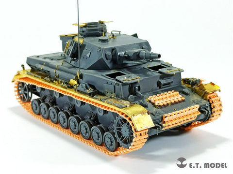 ETモデル P35-020 1/35 WWII ドイツ III号IV号戦車（タイプ3A）ワークブル履帯(3Dプリント)