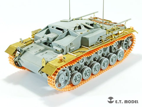 ETモデル P35-021 1/35 WWII ドイツ III号IV号戦車（タイプ3B）ワークブル履帯(3Dプリント)