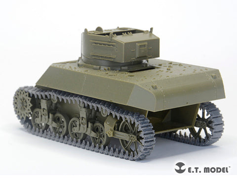 ETモデル P35-039 1/35 WWII アメリカ軍 M3/M5 スチュアート 軽戦車 T36E6 ワークブル履帯(3Dプリント) (AFVクラブ用)