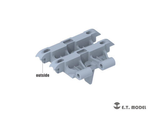 ETモデル P35-059 1/35 WWII ブリティッシュ クロウウェル Mk.IV 巡航戦車 ワークブル履帯(3Dプリント) (タミヤ用)