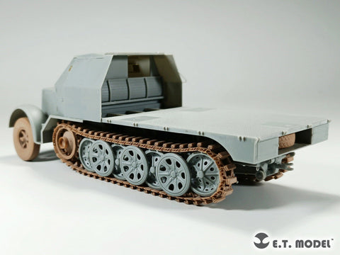 E.T.モデル P35-060 1/35 WWII ドイツ Sd.Kfz.7 8トンハーフトラック用 起動輪&可動式履帯セット(ドラゴン用 )