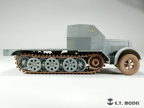 E.T.モデル P35-060 1/35 WWII ドイツ Sd.Kfz.7 8トンハーフトラック用 起動輪&可動式履帯セット(ドラゴン用 )