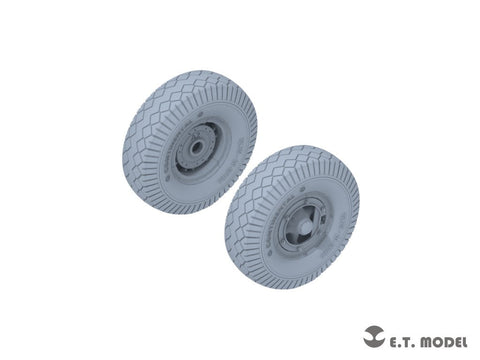 E.T.モデル P35-062 1/35 WWII ドイツ Sd.Kfz.9 18トン重ハーフトラック FAMO(ファモ)用自重変形タイヤ&可動式履帯セット(タミヤ用)
