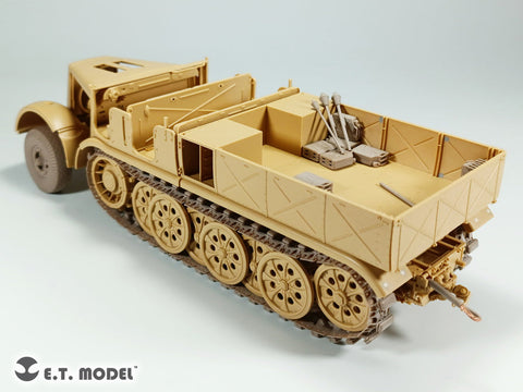 E.T.モデル P35-062 1/35 WWII ドイツ Sd.Kfz.9 18トン重ハーフトラック FAMO(ファモ)用自重変形タイヤ&可動式履帯セット(タミヤ用)