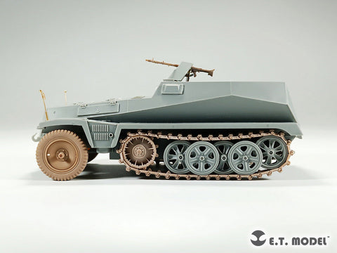 E.T.モデル P35-066 1/35 WWII ドイツ Sd.Kfz.250装甲兵員輸送車/Sd.Kfz.10用 起動輪&スプロケット履帯セット(ドラゴン用)