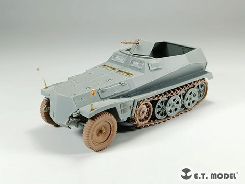 E.T.モデル P35-066 1/35 WWII ドイツ Sd.Kfz.250装甲兵員輸送車/Sd.Kfz.10用 起動輪&スプロケット履帯セット(ドラゴン用)