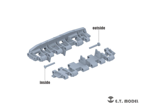 ETモデル P35-069 1/35 WWII ドイツ キングタイガー 単装 ワークブル履帯（18 Teeth 後期型）(ドラゴン/ホビーボス用)