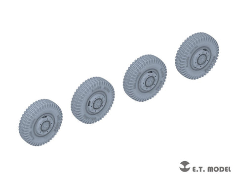 ETモデル P35-101 1/35 WWII ドイツ Sd.Kfz.234 小径加重ホイール タイプ1 (ドラゴン用)