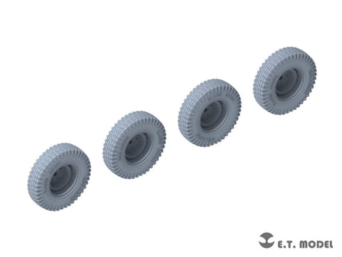 ETモデル P35-102 1/35 WWII ドイツ Sd.Kfz.234 小径加重ホイール タイプ2 (ドラゴン用)