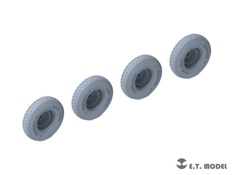 E.T.モデル P35-107 1/35 WWII ドイツ重装甲車Sd.Kfz.234用大径ホイール自重変形タイヤ タイプ7(ドラゴン用)