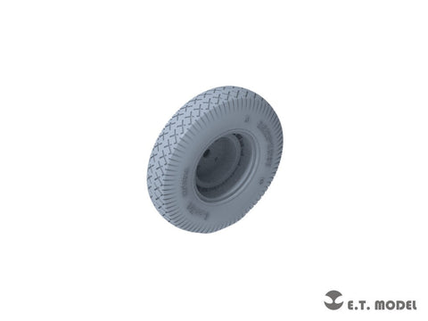 E.T.モデル P35-107 1/35 WWII ドイツ重装甲車Sd.Kfz.234用大径ホイール自重変形タイヤ タイプ7(ドラゴン用)