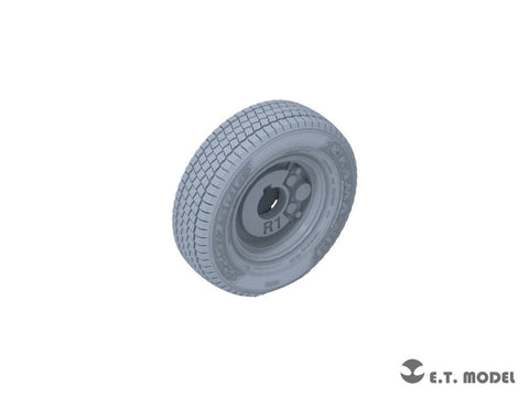 E.T.モデル P35-115 1/35 ロシア UAZ 3909 軍用バン 自重変形ホイール (ズベズダ 3644用)