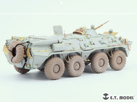 E.T.モデル P35-121 1/35 ロシア BTR-80/80A 装甲兵員輸送車スペアホイール&タイヤ (各社用)