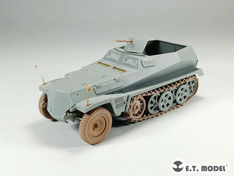 E.T.モデル P35-124 1/35 WWII ドイツ Sd.Kfz.250/Sd.Kfz.10用 自重変形タイヤ(ドラゴン用)