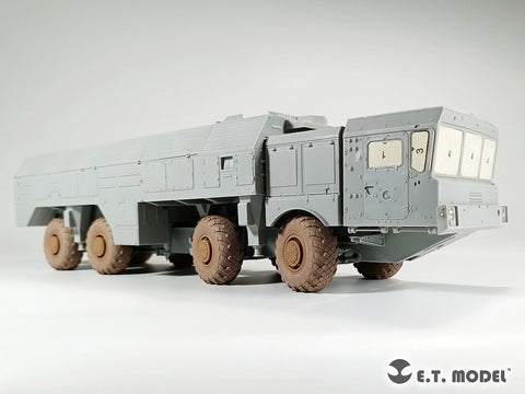 E.T.モデル P35-125 1/35 ロシア 9K720短距離弾道ミサイル"イスカンデル-M"用 自重変形タイヤ(トランペッター用)