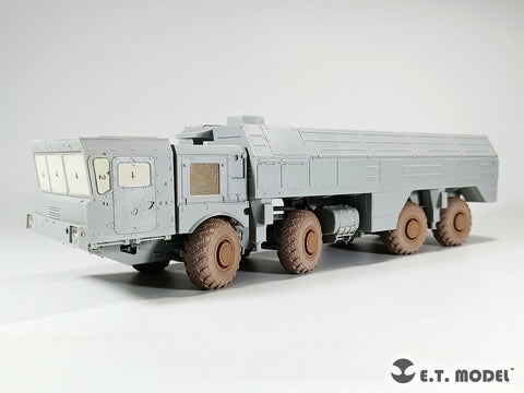 E.T.モデル P35-125 1/35 ロシア 9K720短距離弾道ミサイル"イスカンデル-M"用 自重変形タイヤ(トランペッター用)