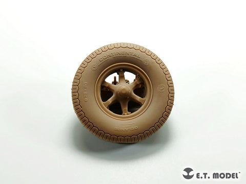 E.T.モデル P35-133 1/35 WWII ドイツ Sd.Kfz.7 8トン 自重変形タイヤ/スペアタイヤ タイプ2(ドラゴン/トランペッター用)
