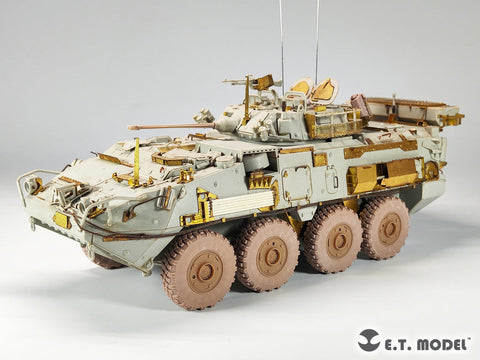 E.T.モデル P35-155 1/35 カナダ LAV III装甲車  自重変形ホイール(モンモデル用)