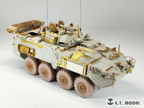 E.T.モデル P35-155 1/35 カナダ LAV III装甲車  自重変形ホイール(モンモデル用)